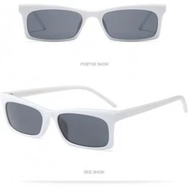 Oval Sunglasses Sports Fashion Goggles Eyeglasses Glasses Eyewear - White - CI18QOI74YC $11.23