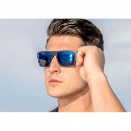 Aviator Non-Polarized Replacement Lenses for Ray-Ban RB3025 Aviator Large (55mm) - Midnight Blue Mirror Tint - C211ZJ5V8XB $1...