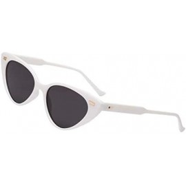 Cat Eye Retro Style Women Cat Eye Shades Women's Eyewear Sunglasses - White - CO18XKUTA79 $10.68