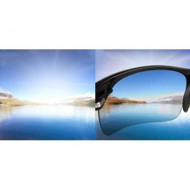 Sport Fishing Sunglasses Hunting Sport Sunglasses Polarized Lens UV Protection Clear Vision for Outdoor - CO18NHHDS8D $11.33