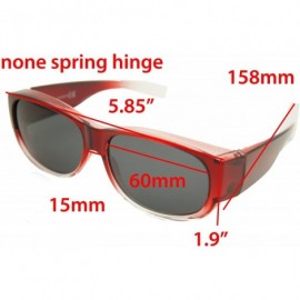 Oversized 1 Sale Fitover Lens Covers Sunglasses Wear Over Prescription Glass Polarized St7659pl - C9180IL2RN8 $16.84