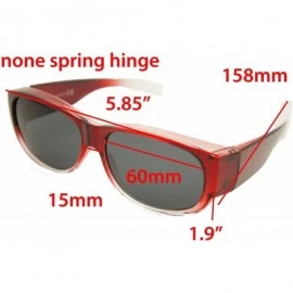 Oversized 1 Sale Fitover Lens Covers Sunglasses Wear Over Prescription Glass Polarized St7659pl - C9180IL2RN8 $16.84