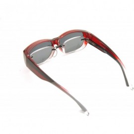 Oversized 1 Sale Fitover Lens Covers Sunglasses Wear Over Prescription Glass Polarized St7659pl - C9180IL2RN8 $16.84