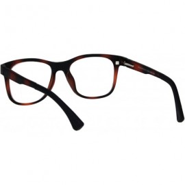 Square Reading Bifocal Lens Clear Glasses + Magnetic Polarized Sunglasses Topper - Tortoise/Brown - CO18T323HUA $14.61