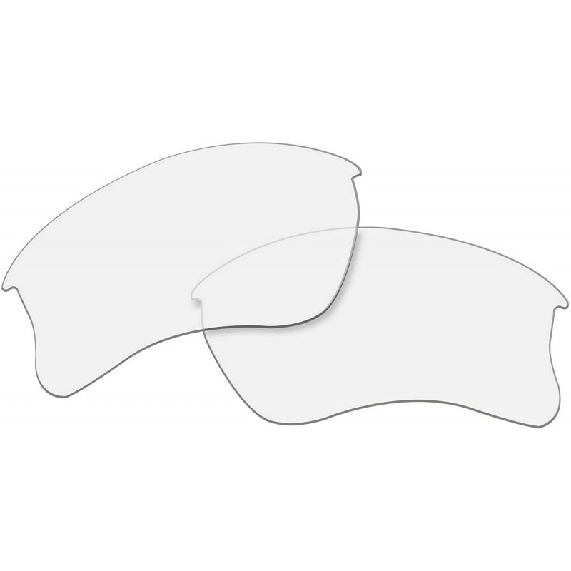 Shield Replacement Lenses Compatible with Flak Jacket XLJ Sunglass - Hd Clear Non-polarized - CH17AAO9W9O $11.96