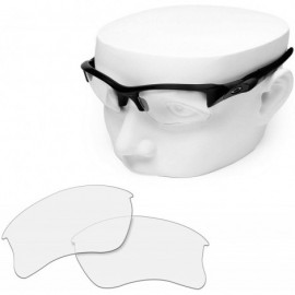 Shield Replacement Lenses Compatible with Flak Jacket XLJ Sunglass - Hd Clear Non-polarized - CH17AAO9W9O $11.96