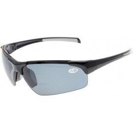 Sport TR90 Unbreakable Sports Half-Rimless Bifocal Sunglasses Baseball Running Fishing Driving Golf Softball Hiking - C412NZW...