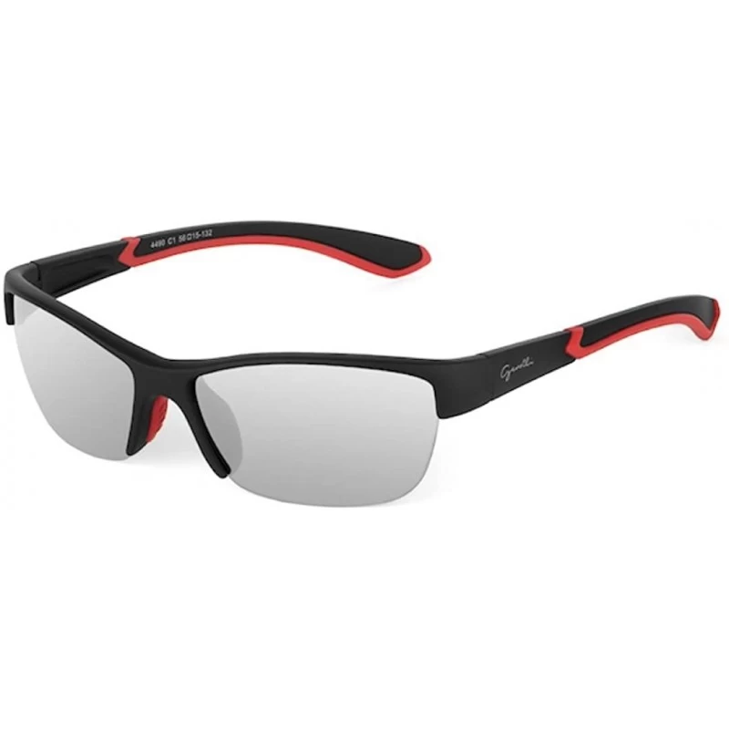 Oversized Fiero Sport HD Polarized Sunglasses for Men - CP18EDDX2AG $25.34