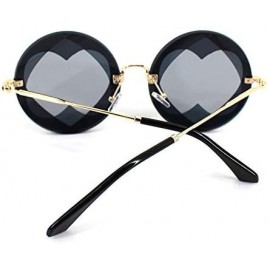 Square Color Lens Sunglasses Stylish Sunnies Eyewear Metal Sunglasses - E - Grey - C018QIU290E $16.46