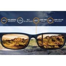 Sport Polarized Replacement Lenses for Blackfin Sunglasses - Brown/Bronze - C0120X6QJIJ $27.41