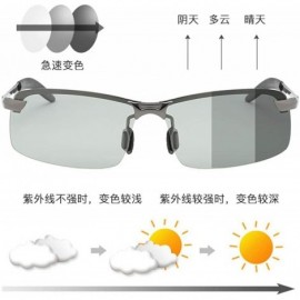 Goggle Polarized sunglasses Sunglasses polarized wholesale - Gun Grey Frame Color Changing Mirror - CT18AZAWE66 $29.75