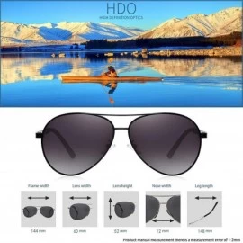 Wrap Polarized Sunglasses Aviator Sunglasses for Men - Polarized Aviator Sunglasses for Men Sunglasses Man FD9002 - CH18KNAQR...