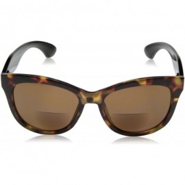 Square Women's Caliente Hideaway Square Bifocal Sunglasses - Tortoise - 54 mm + 1.5 - C5189SRNEIC $21.22