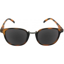 Round Round Retro Look With Dark Full Reading Lens Sunglasses R98 - Tortoise Frame-gray Lenses - CC18GI8DD0M $12.50