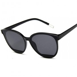 Cat Eye Classic Sunglasses Vintage Plastic Glasses - Trans Blue - CT199EGA450 $12.50