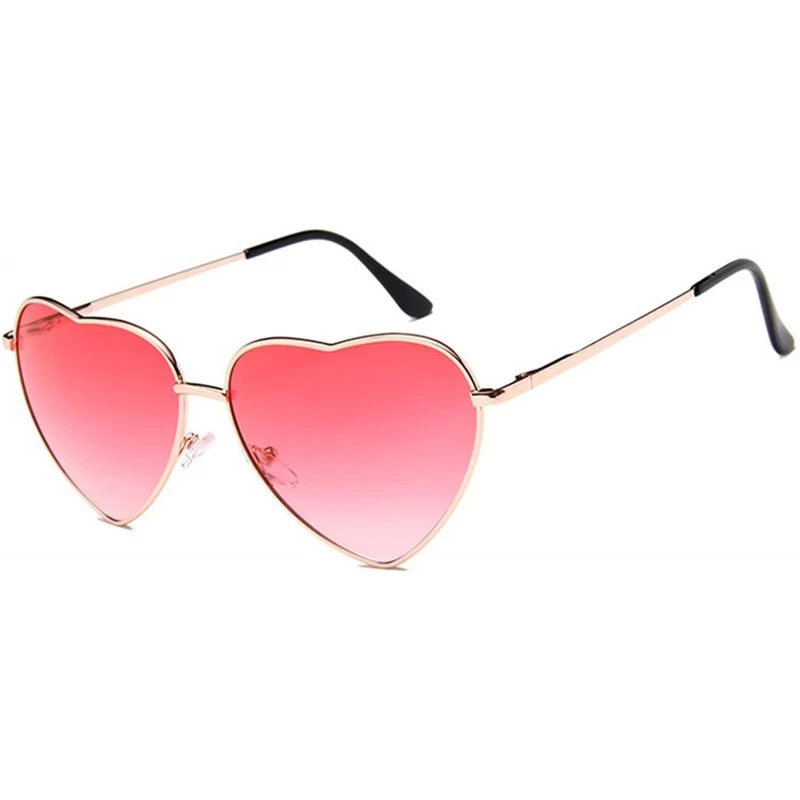 Oversized Sunglasses Women Brand Designer Candy Color Gradient Sun Glasses Outdoor Goggles Party - Gold Red - CI18WD6U9K2 $23.93