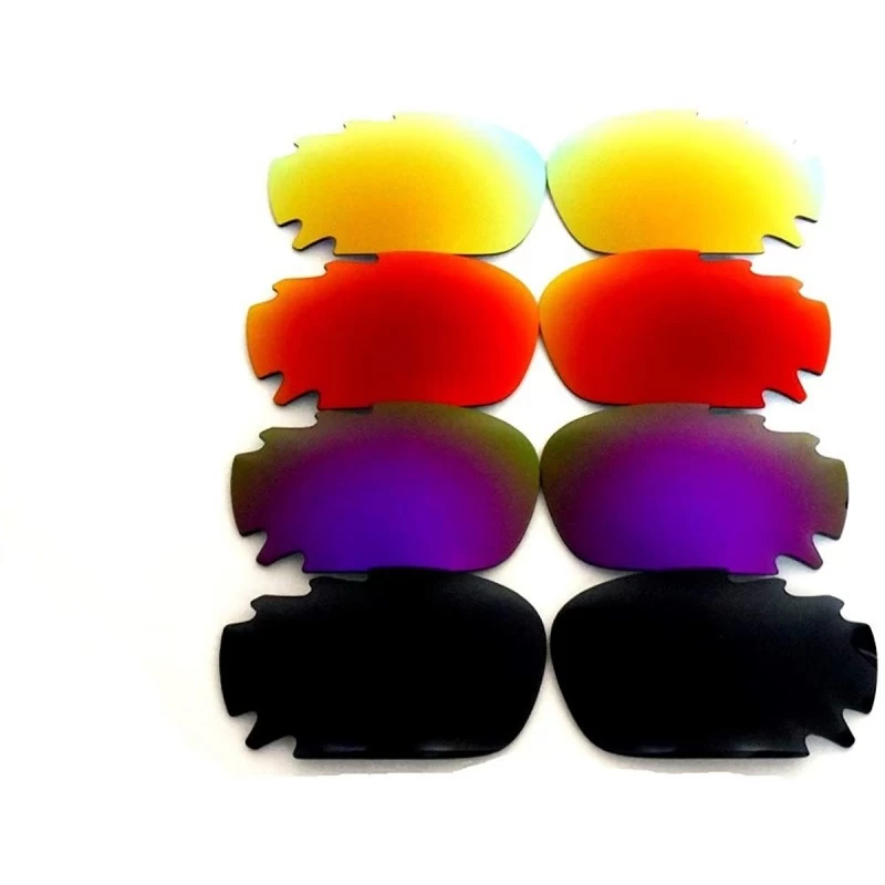 Oversized Replacement Lenses Jawbone 4 Pairs Polarized 100% UVAB - Clear - C512IIBC70F $23.29