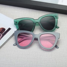 Cat Eye Women Fashion Retro Cat Eye Sunglasses Designer Square Frame Eyeglass Shades New - Gngy - CU18X650W6O $8.19