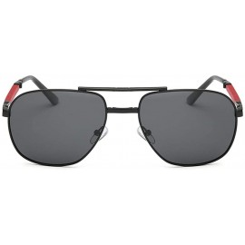 Rimless Unisex Summer Polarized Folding Eyebrow Pencil Sunglasses Fashion Glasses for Men Women - Red - CW196IXRYA0 $17.26