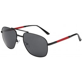 Rimless Unisex Summer Polarized Folding Eyebrow Pencil Sunglasses Fashion Glasses for Men Women - Red - CW196IXRYA0 $17.26