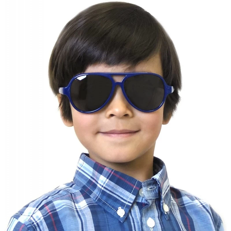 Top Flyer - Toddler's First Sunglasses for Ages 2-4 Years - Navy Blue -  CK182EH35ZR