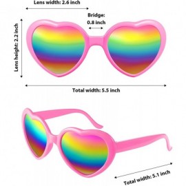 Oversized Sunglasses Oversized Eyewear Mirrored Glasses - CF198DTQDKQ $15.49