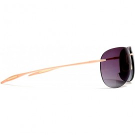 Wrap Maui Sports Pilot Bifocal Reading Sunglasses Ultra Flex TR90 Readers Under the Sun - Pink - CY17Z36S30T $27.70