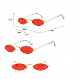 Oval Vintage Sunglasses Fashion Designer Glasses - 5 - CT198G757YA $19.90