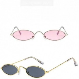 Oval Vintage Sunglasses Fashion Designer Glasses - 5 - CT198G757YA $19.90