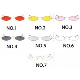 Oval Vintage Sunglasses Fashion Designer Glasses - 5 - CT198G757YA $19.90