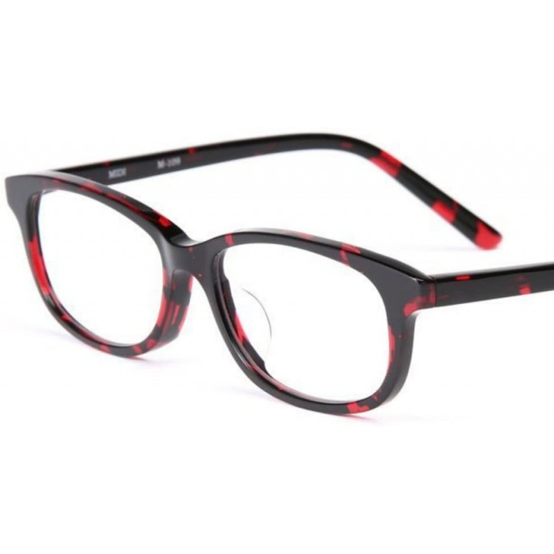 Square Vintage Blocking Reading Tortoise - Tortoise Red - CZ18E0EXQ84 $50.64