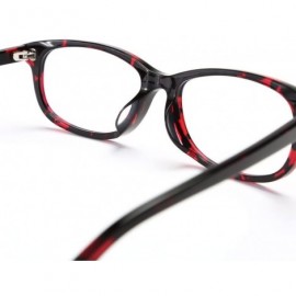 Square Vintage Blocking Reading Tortoise - Tortoise Red - CZ18E0EXQ84 $50.64