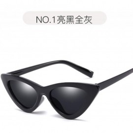 Aviator Cute Sexy Cat Eye Sunglasses Women Small Glasses Lady Luxury Mirror Retro Sun Vintage Female - 2 - CG198ZQMKQT $28.31