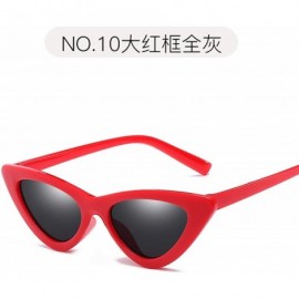 Aviator Cute Sexy Cat Eye Sunglasses Women Small Glasses Lady Luxury Mirror Retro Sun Vintage Female - 2 - CG198ZQMKQT $28.31