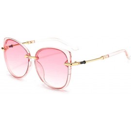 Cat Eye Retro sunglasses fashion cat eye sunglasses - Green Frame Gradually Gray - CA1999LNE08 $18.22