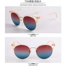 Sport New Fashion Trend Sunglasses Female T Word Pc Box New Polarized Sunglasses - CU18TDYQXHX $24.16