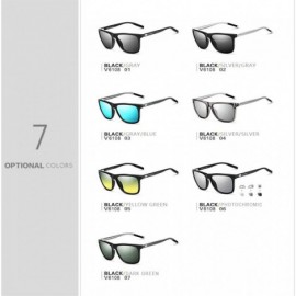 Rimless Unisex Retro Sunglasses Polarized Lens Vintage Eyewear Accessories Sun Glasses for Men Women - Dark Green - C5194OCSH...