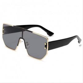 Oversized Glasses Polarizing Sunglasses All-in-One Sunglasses Stylish Oversized Lens Eyes - CF18IH37CYD $36.25