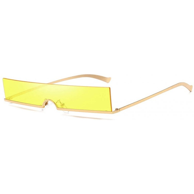 Rimless Unisex Radiation Vintage Eye Sunglasses-Retro Eyewear Fashion Protection - B - CQ18OA4HAWL $7.28