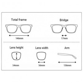 Rectangular Unisex vintage clear frame Beatles Retro Sixties Style Rectangular Metal Glasses - Color 2 - CV18MDNMZWH $8.38