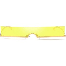 Rimless Unisex Radiation Vintage Eye Sunglasses-Retro Eyewear Fashion Protection - B - CQ18OA4HAWL $7.28