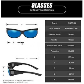 Goggle Wear Over Prescription Glasses Sunglasses Polarized Women Men - Black - CE18UXNEZ22 $18.70