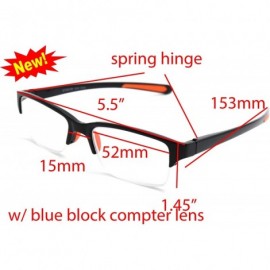 Rectangular Full-Rimless Flexie Reading double injection color Glasses NEW FULL-RIM - CO18CAWCD6R $19.03