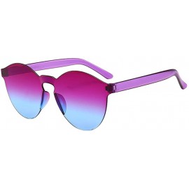 Rectangular Colored Sunglasses Mirrored Birthday - Yellow - C918SY2IR32 $7.89