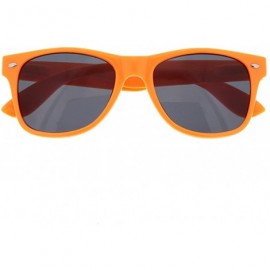 Wayfarer BULK WHOLESALE UNISEX 80'S RETRO STYLE BULK LOT PROMOTIONAL SUNGLASSES - 10 PACK - Orange - C718060KCCI $20.75