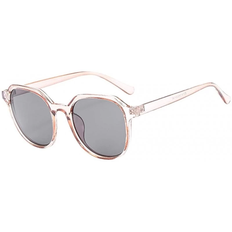 Oversized Sunglasses Oversized Polarized Protection - Gray - CB1947X8LT6 $10.29