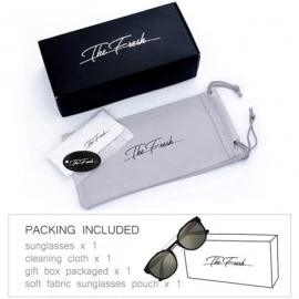 Oval Retro Vintage Crossbar Horn Rimmed Sunglasses - Exquisite Packaging - Rv3 Black - CB195CO0M48 $12.34