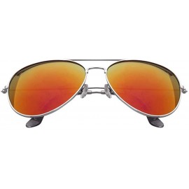 Goggle Ellipse Metal Frame Polarized Mirrored Sunglasses - Blue - C918WCMZA62 $14.48