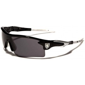 Sport New Mens 2013 Sleek Fashion Sports Baseball Riding Driving Sunglasses-Several Colors Available - Black-white - C311GN61...