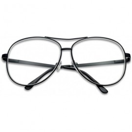 Aviator Oversized Aviator Rx Cheater Reading Glasses Assorted Power Strength +1.00 thru +3.50 - Black - CS18C5MA63U $13.44